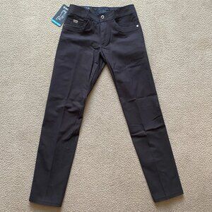KUHL The Law Jean 30x34 Tapered Fit Vintage Patina Dye Stretch Raven Black NWT